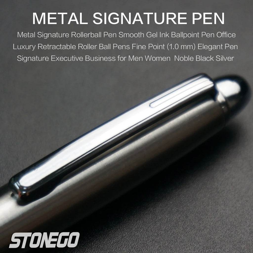 Ballpoint Pens Housing Retractable Ball Point Pen Smooth Writing Roller Ball Pen Elegant Signature Pen Gift Pens for Men Women