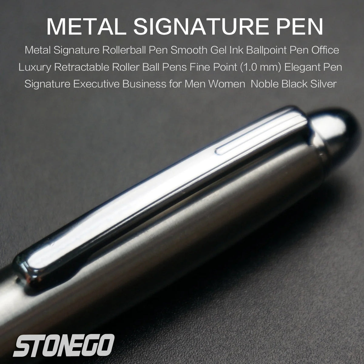 Ballpoint Pens Housing Retractable Ball Point Pen Smooth Writing Roller Ball Pen Elegant Signature Pen Gift Pens for Men Women